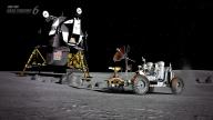 Il modulo lunare dell'Apollo 15 che potremo guidare sulla superficie del satellite terrestre.